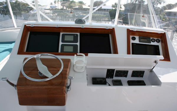 Titan-62 Custom Carolina Sportfish 2004-Trust Me Too Stuart-Florida-United States-Helm and Electronics-1118257