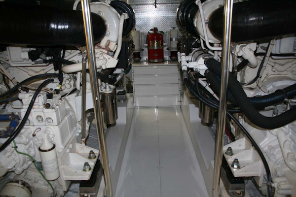 Titan-62 Custom Carolina Sportfish 2004-Trust Me Too Stuart-Florida-United States-Engine Room-1118273