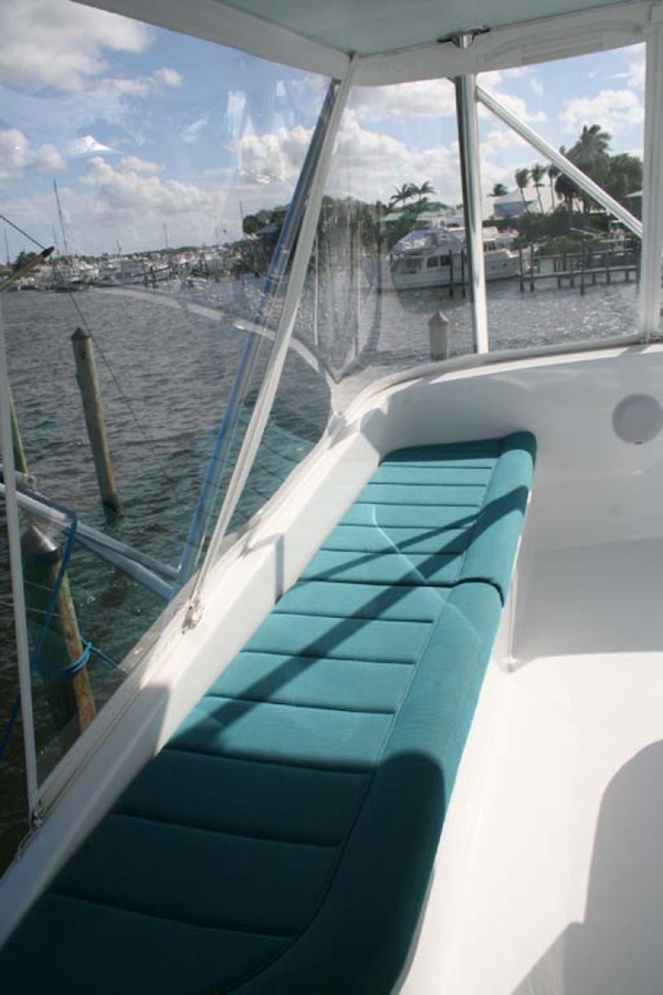 Titan-62 Custom Carolina Sportfish 2004-Trust Me Too Stuart-Florida-United States-Port Bench on Flybridge-1118252