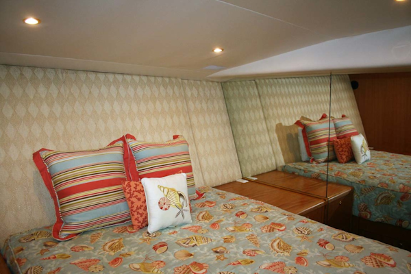 Titan-62 Custom Carolina Sportfish 2004-Trust Me Too Stuart-Florida-United States-Master Stateroom Night Stand and Mirror-1118227
