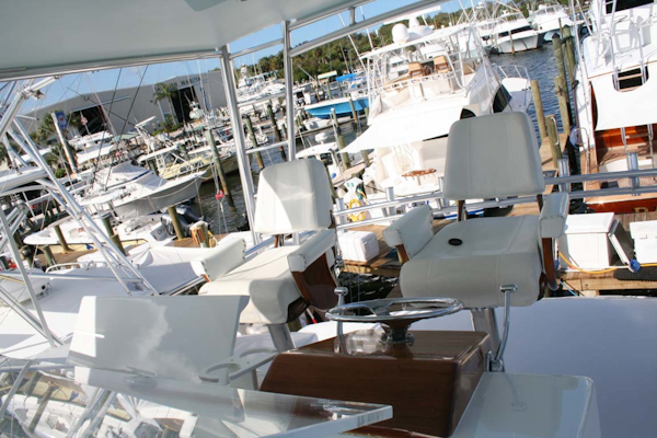 Titan-62 Custom Carolina Sportfish 2004-Trust Me Too Stuart-Florida-United States-Flybridge Looking Aft-1118254