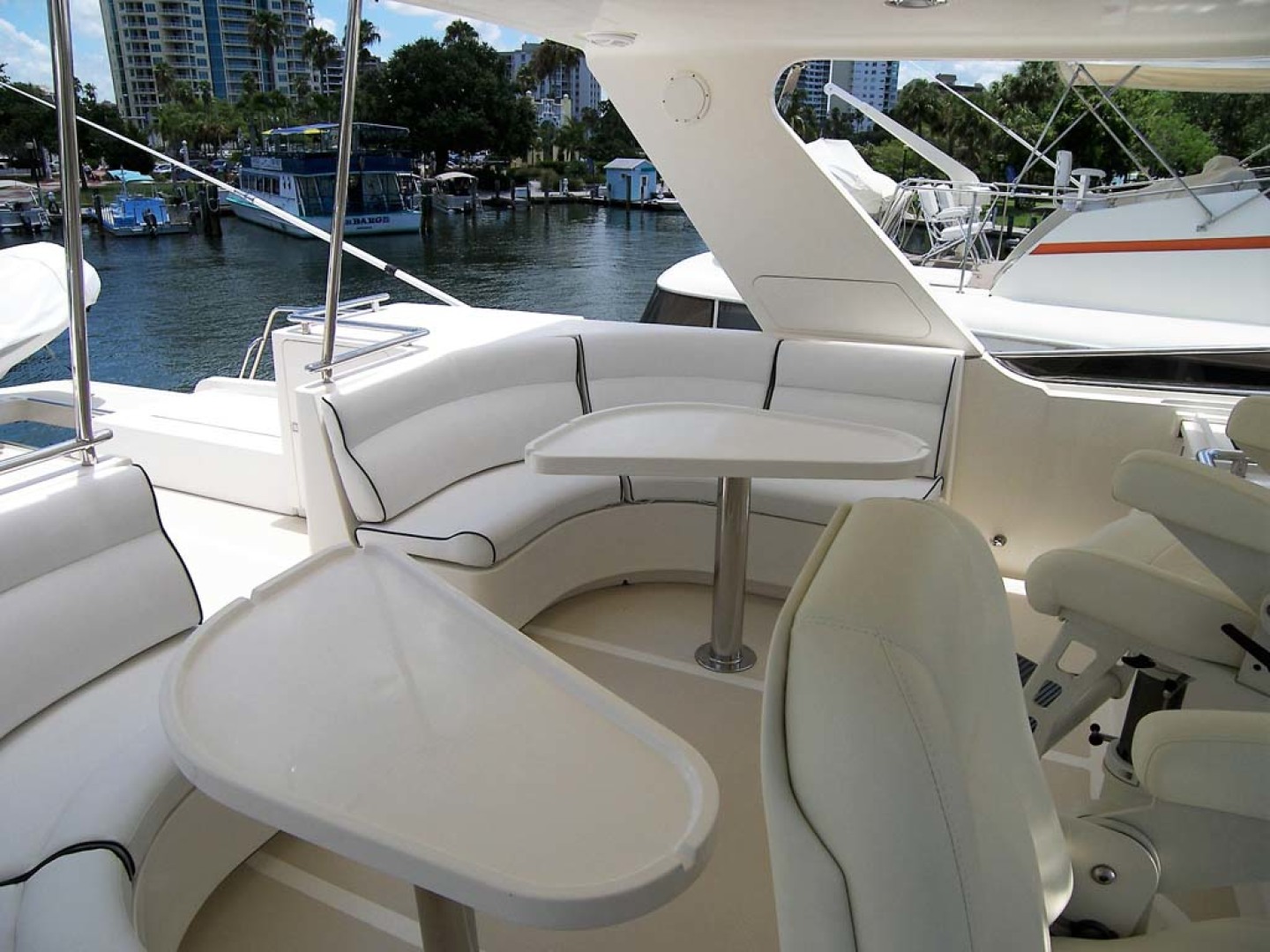 Marlow-70E Explorer 2004-Bluebonnet Sarasota-Florida-United States-Flybridge NEW UPHOLSTERY July 2019-1192010 | Thumbnail