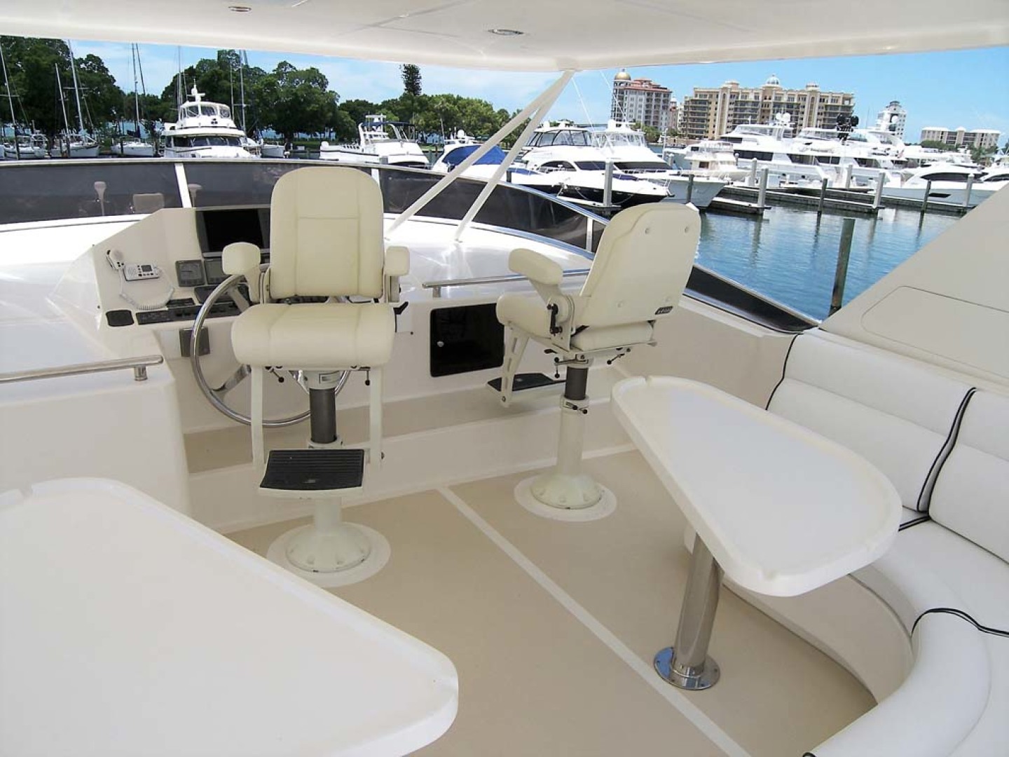 Marlow-70E Explorer 2004-Bluebonnet Sarasota-Florida-United States-Flybridge NEW UPHOLSTERY July 2019-1192008 | Thumbnail