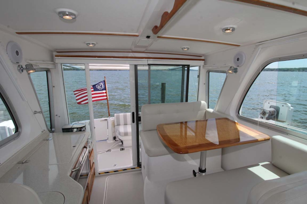 Back Cove-34 2015-Blue Chip Arnold-Maryland-United States-Dinette Looking Aft-1152194
