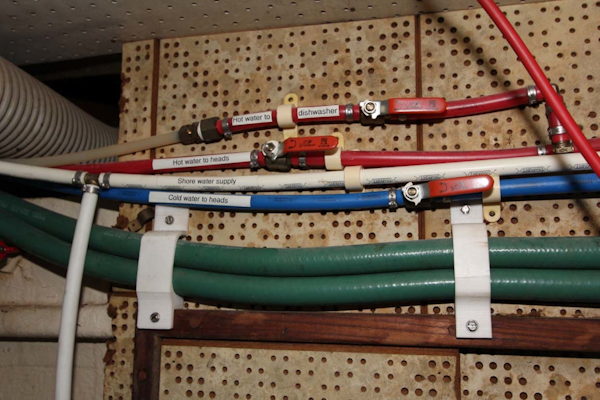 CHB-Krogen 42 1982-Magic Dragon Edgewater-Maryland-United States-House Water System All PEX Lines-1183438