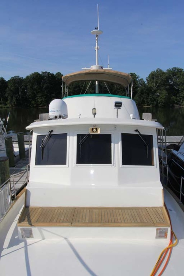 CHB-Krogen 42 1982-Magic Dragon Edgewater-Maryland-United States-Foredeck Looking Aft-1183398