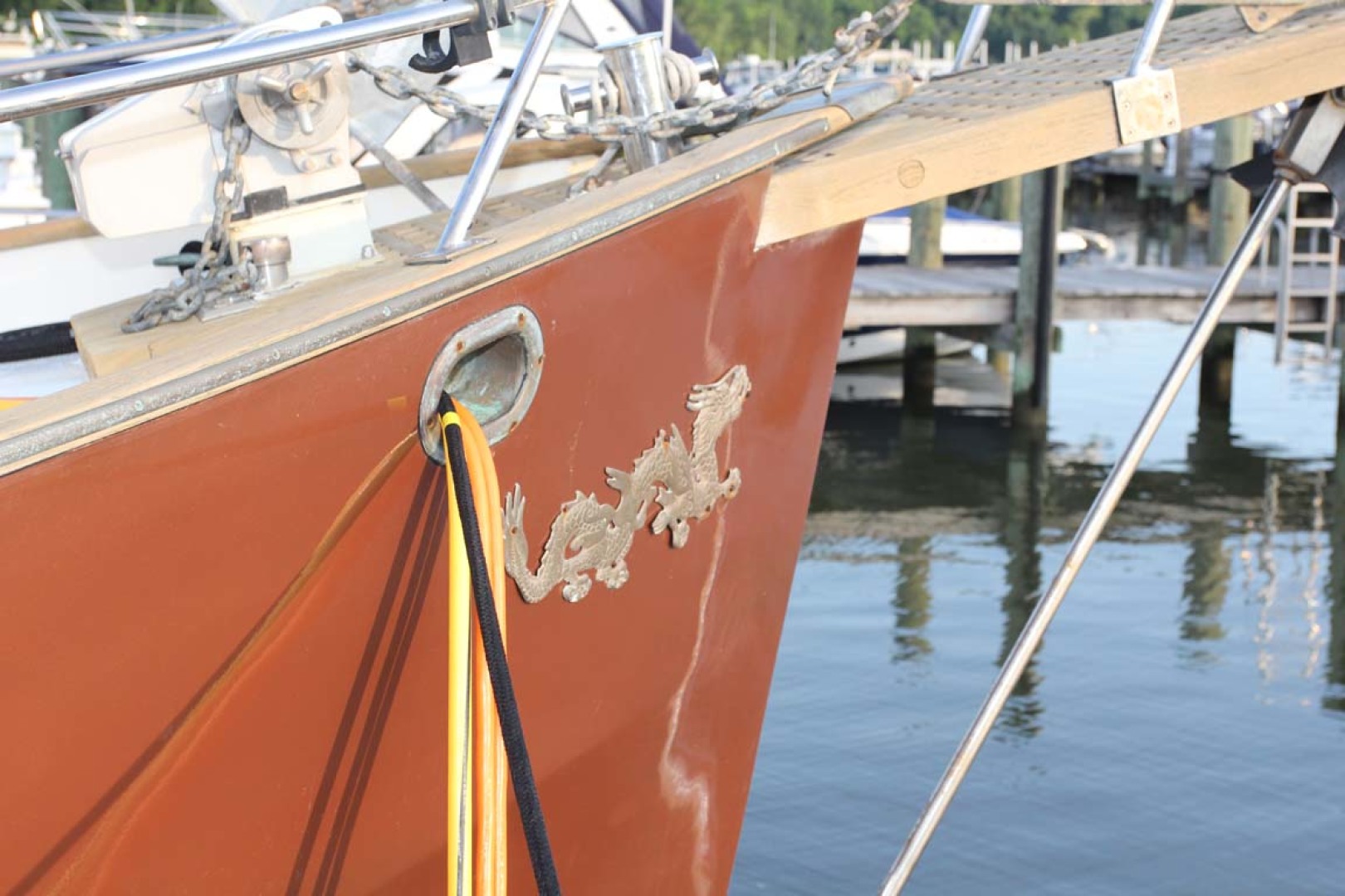 CHB-Krogen 42 1982-Magic Dragon Edgewater-Maryland-United States-Bow Detail-1183394 | Thumbnail
