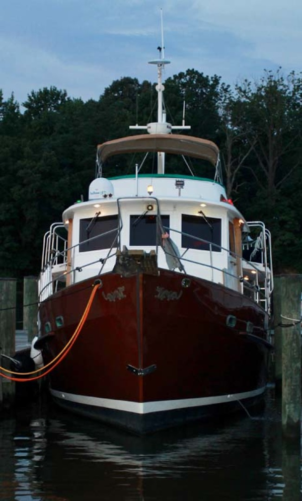 CHB-Krogen 42 1982-Magic Dragon Edgewater-Maryland-United States-Bow Profile-1183340