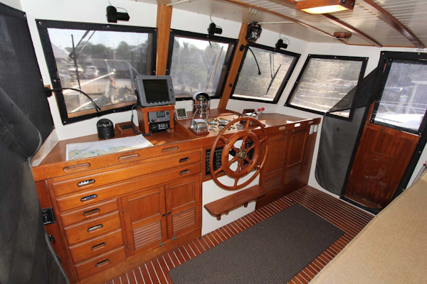 CHB-Krogen 42 1982-Magic Dragon Edgewater-Maryland-United States-Pilothouse Interior-1183346