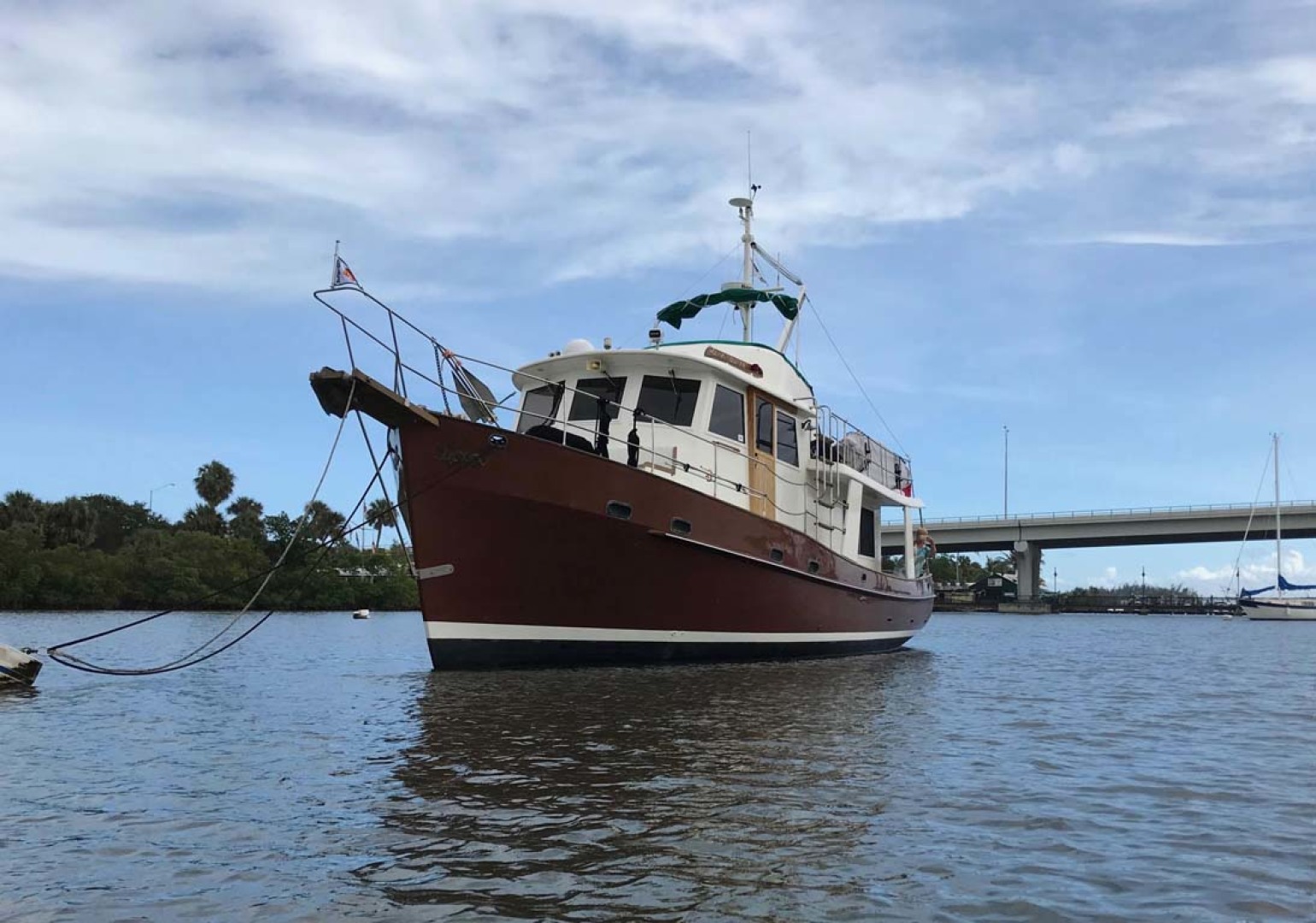 CHB-Krogen 42 1982-Magic Dragon Edgewater-Maryland-United States-At Anchor-1154099 | Thumbnail