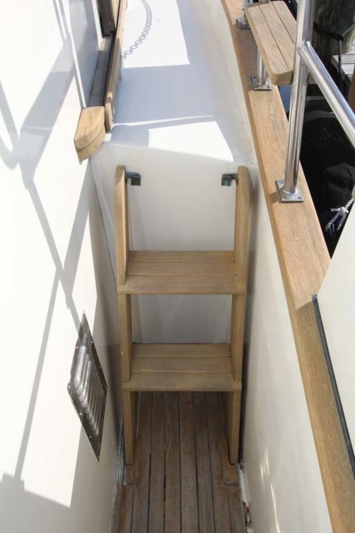CHB-Krogen 42 1982-Magic Dragon Edgewater-Maryland-United States-Starboard Sidedeck Companionway-1183404 | Thumbnail