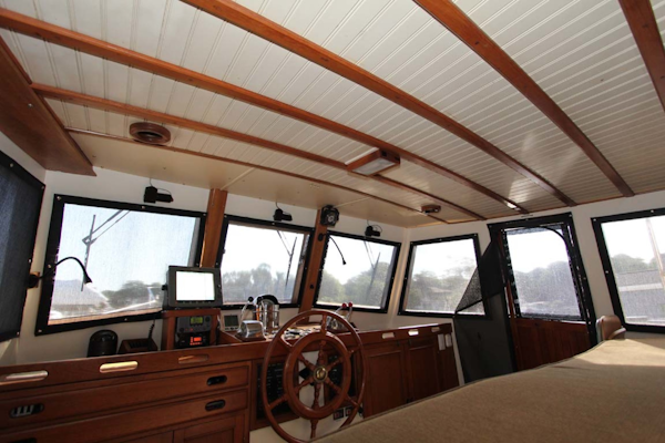 CHB-Krogen 42 1982-Magic Dragon Edgewater-Maryland-United States-Pilothouse Overhead-1183350