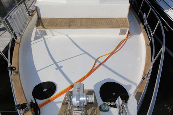 CHB-Krogen 42 1982-Magic Dragon Edgewater-Maryland-United States-Foredeck From Pulpit-1183397