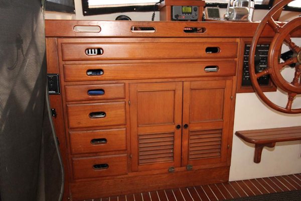 CHB-Krogen 42 1982-Magic Dragon Edgewater-Maryland-United States-Pilothouse Storage-1183356