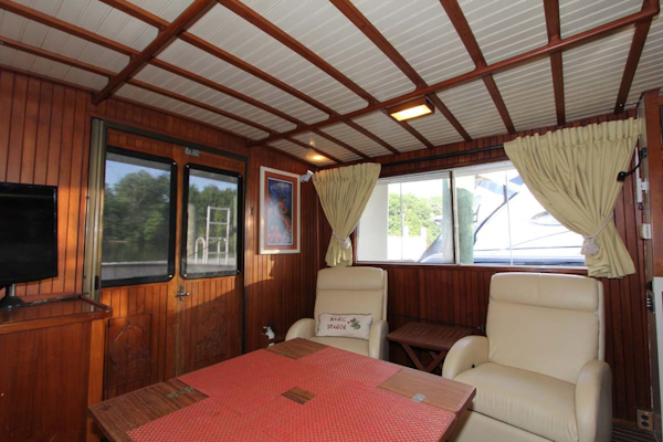 CHB-Krogen 42 1982-Magic Dragon Edgewater-Maryland-United States-Salon to Port And Aft-1183364