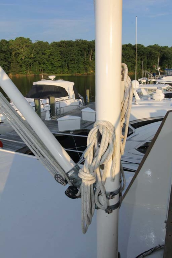 CHB-Krogen 42 1982-Magic Dragon Edgewater-Maryland-United States-Mast Detail-1183413