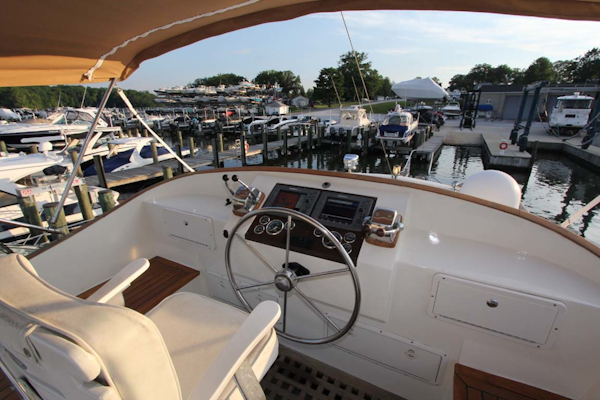 CHB-Krogen 42 1982-Magic Dragon Edgewater-Maryland-United States-Flybridge Helm-1183418
