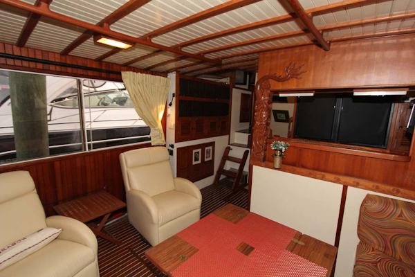 CHB-Krogen 42 1982-Magic Dragon Edgewater-Maryland-United States-Salon to Port And Forward-1183362