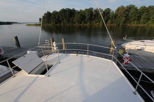 CHB-Krogen 42 1982-Magic Dragon Edgewater-Maryland-United States-Aft Deck to Aft-1183410