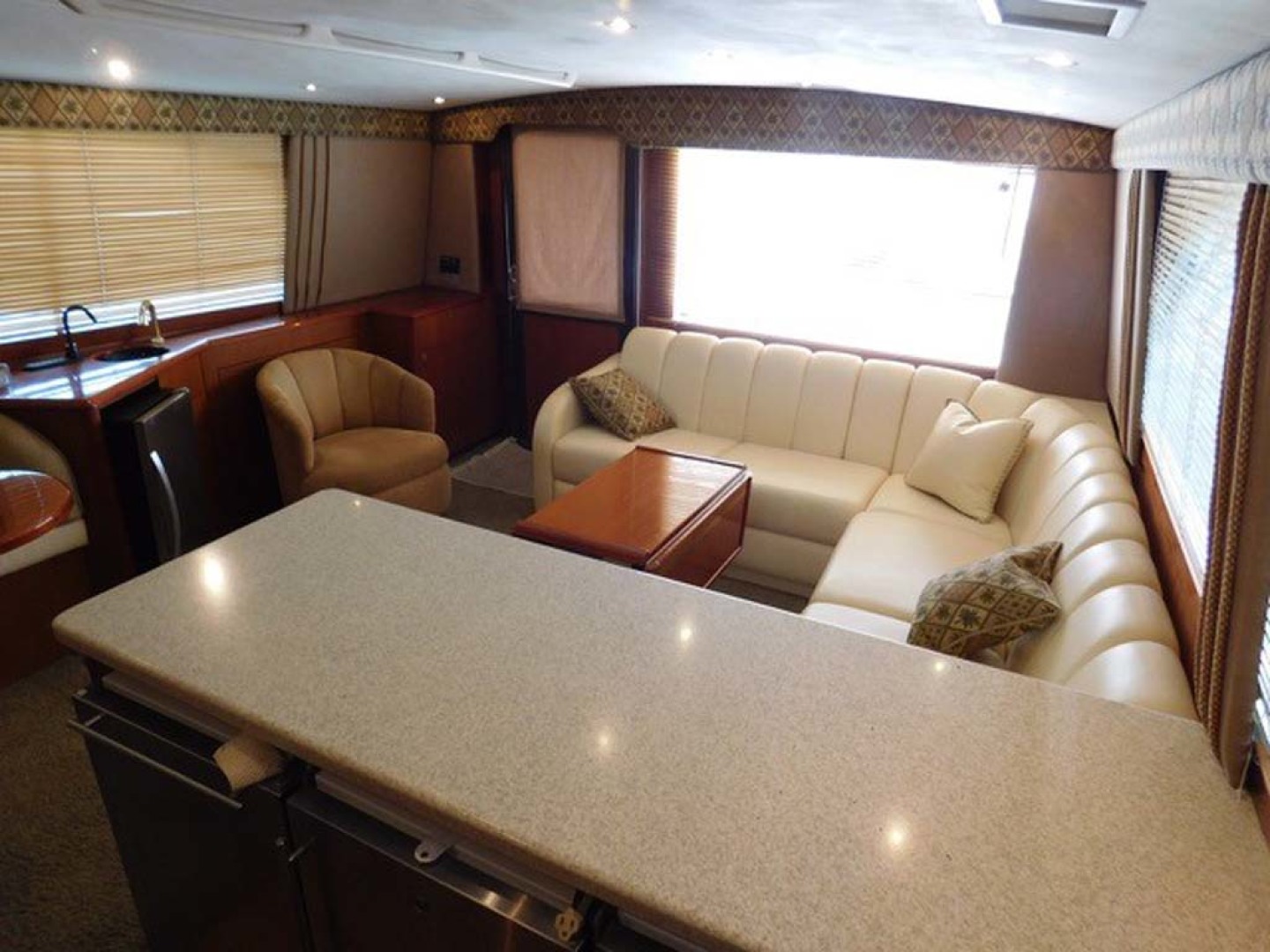 Ocean Yachts-SS 1998-My Choice Too Stuart-Florida-United States-Salon Looking Aft-1159745 | Thumbnail