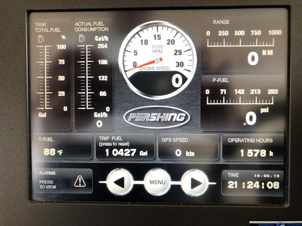 Pershing-P-72 2008-Intrepido Aventura-Florida-United States-Helm Gauges-1163274