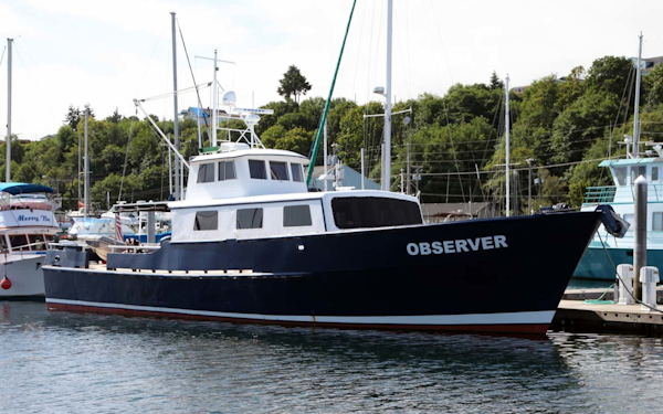 Custom-Blount Marine Research Vessel 1966-Observer Port Angeles-Washington-United States-Profile-1190701