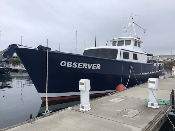 Custom-Blount Marine Research Vessel 1966-Observer Port Angeles-Washington-United States-Port Bow View-1190730