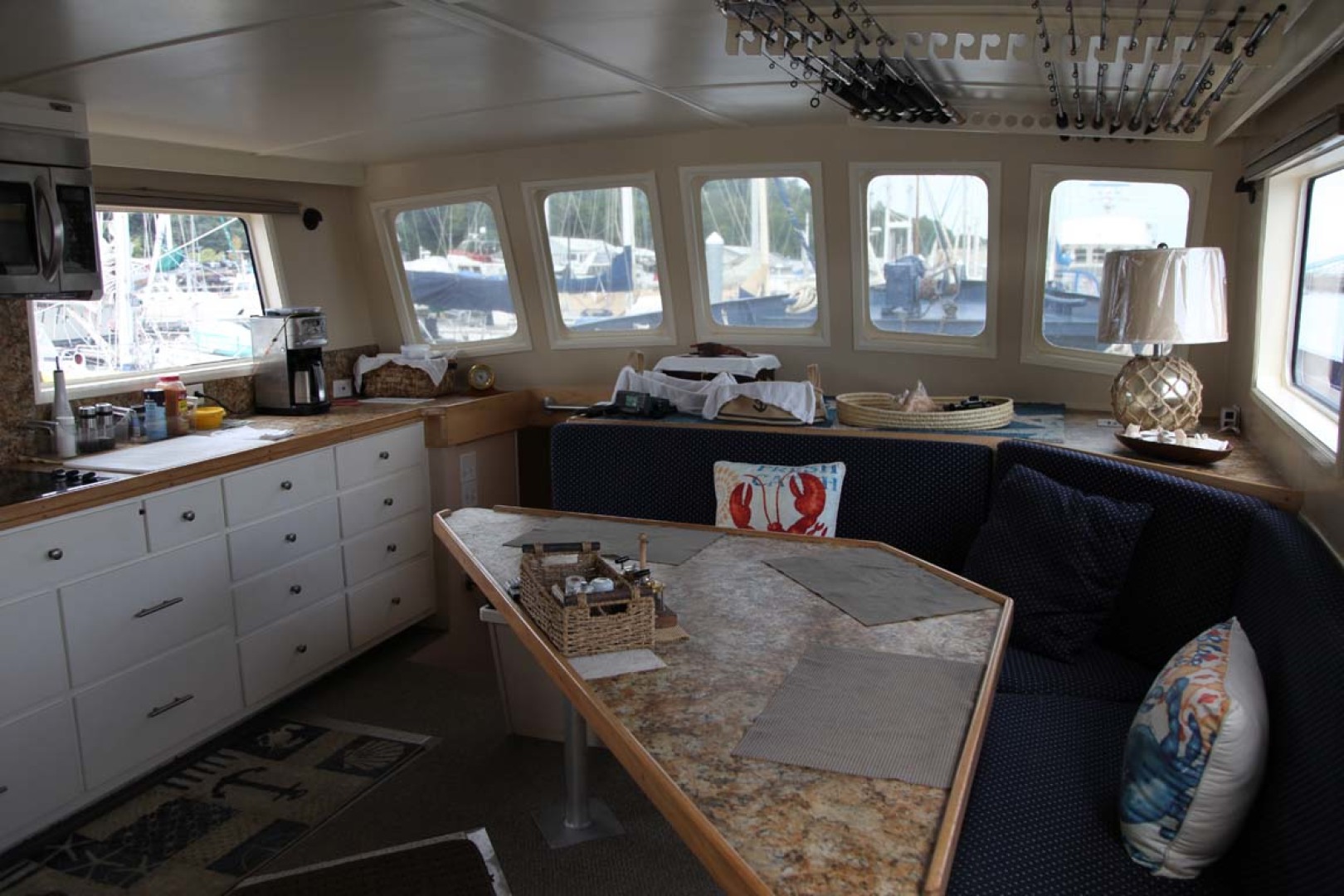 Custom-Blount Marine Research Vessel 1966-Observer Port Angeles-Washington-United States-Main Salon-1190705 | Thumbnail