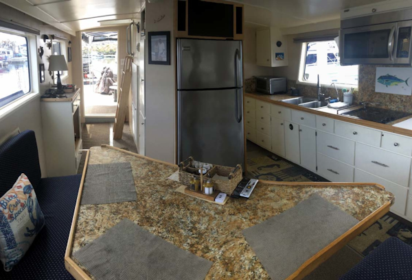 Custom-Blount Marine Research Vessel 1966-Observer Port Angeles-Washington-United States-Salon And Galley-1190706