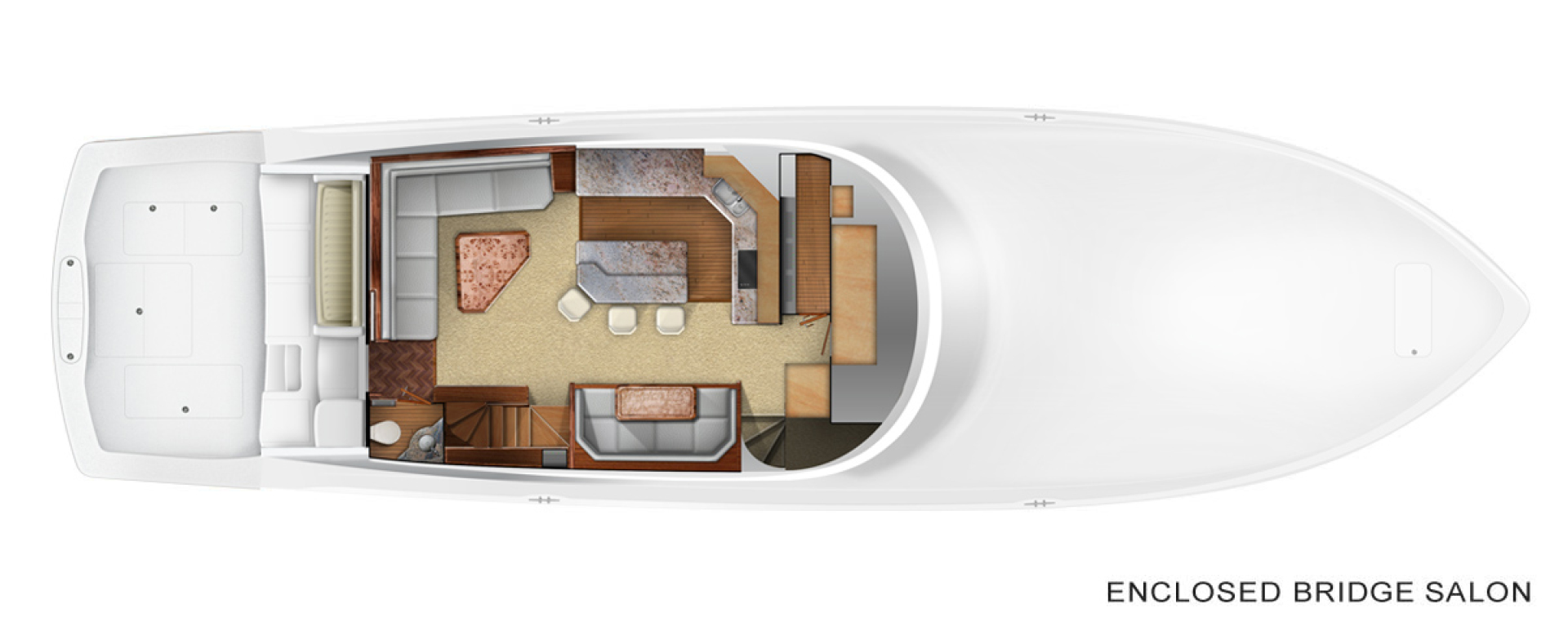 Viking-72 Enclosed Bridge 2025-NEW BUILD Staten Island-New York-United States-Main Deck Layout-1209080 | Thumbnail