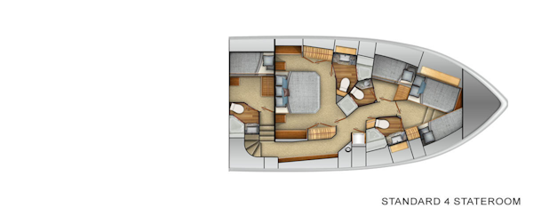 Viking-72 Enclosed Bridge 2025-NEW BUILD Staten Island-New York-United States-Standard 4 Stateroom Layout-1209082