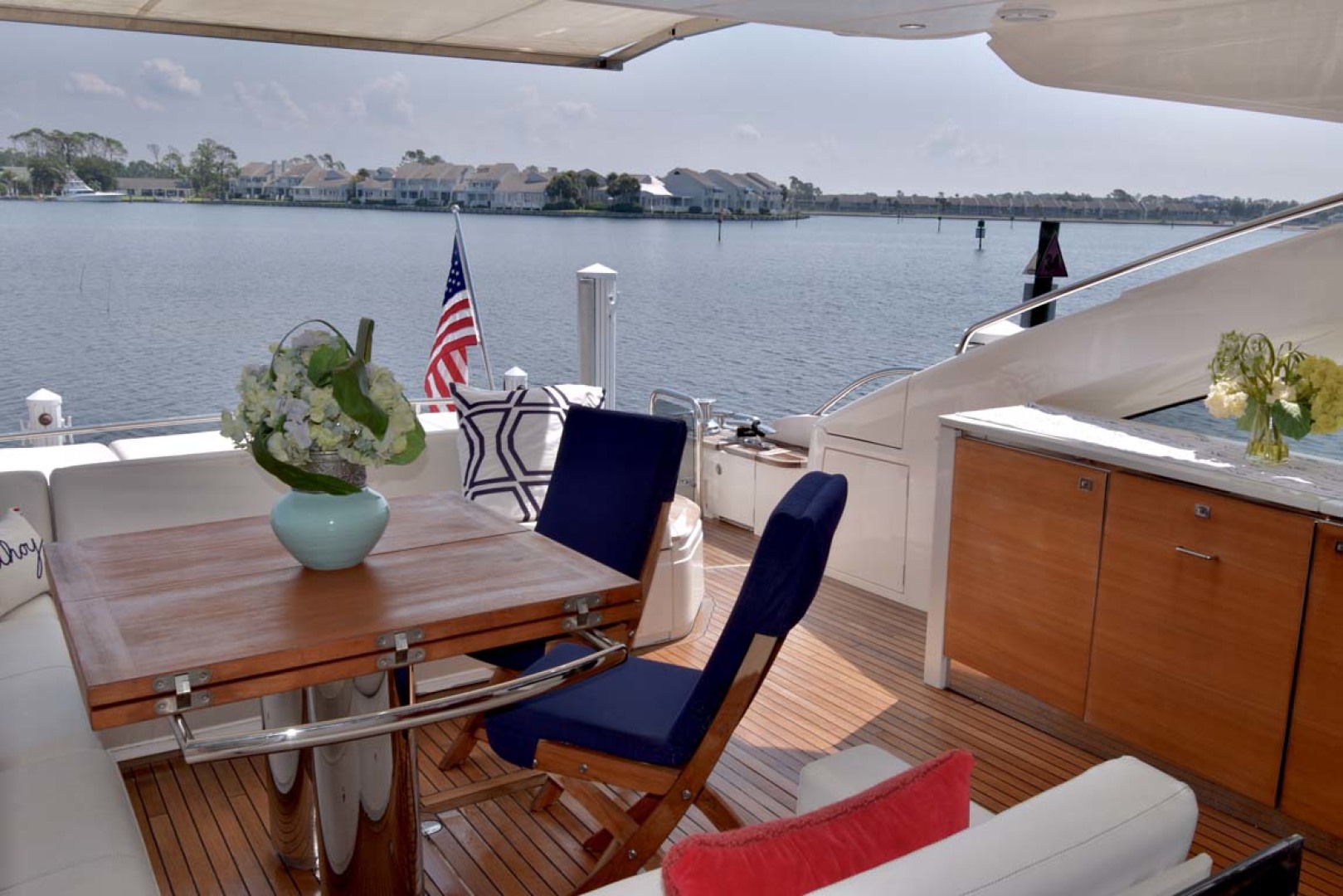 Princess-V72 2013-High Bid Destin-Florida-United States-Cockpit Table-1233094 | Thumbnail