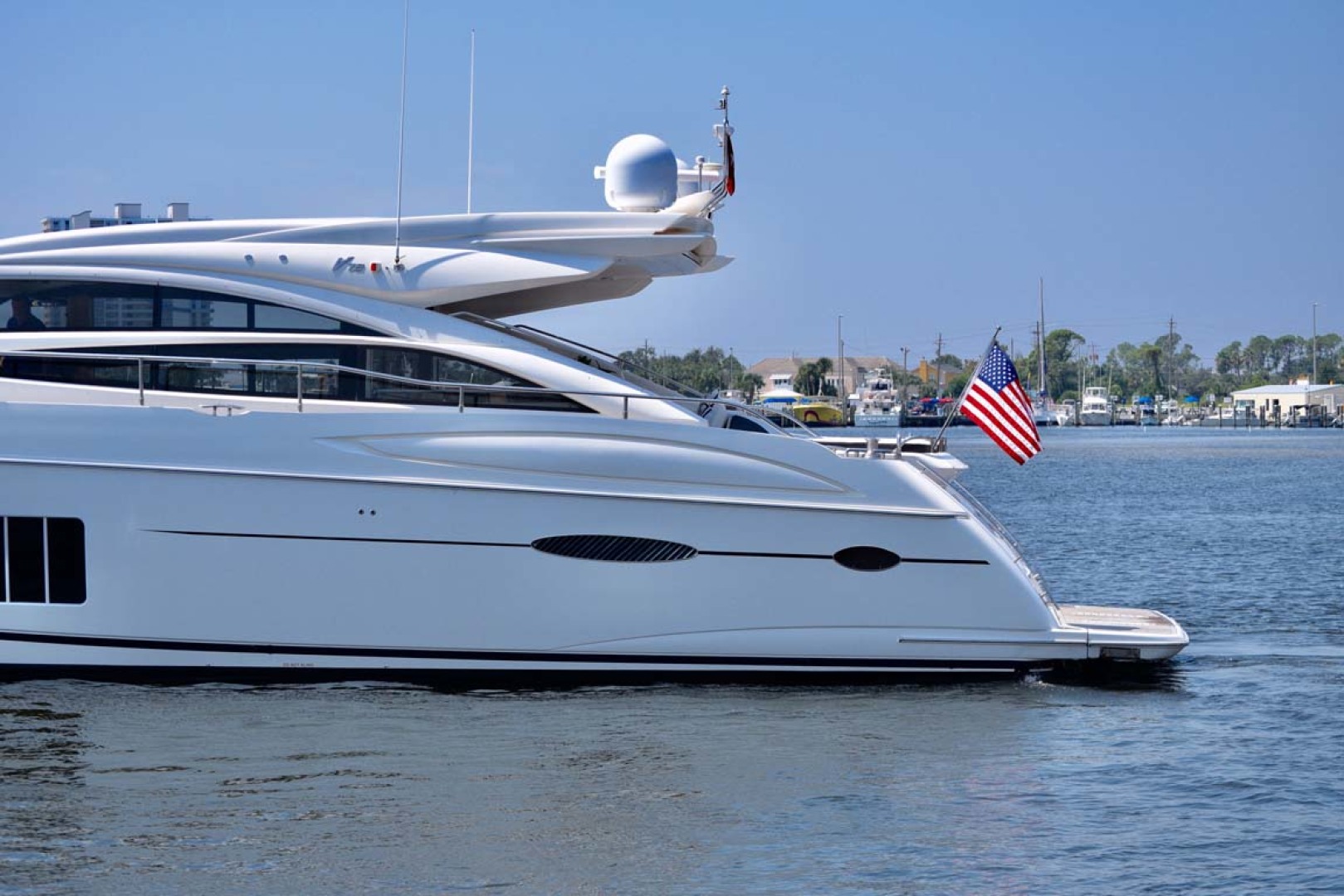 Princess-V72 2013-High Bid Destin-Florida-United States-Port Stern Quarter-1233053 | Thumbnail