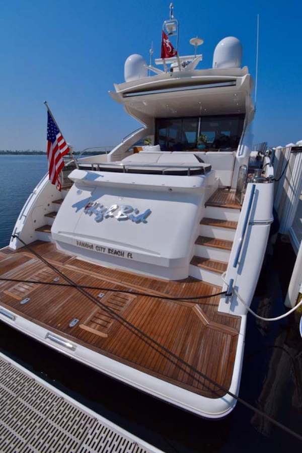Princess-V72 2013-High Bid Destin-Florida-United States-Transom And Swim Platform-1233103