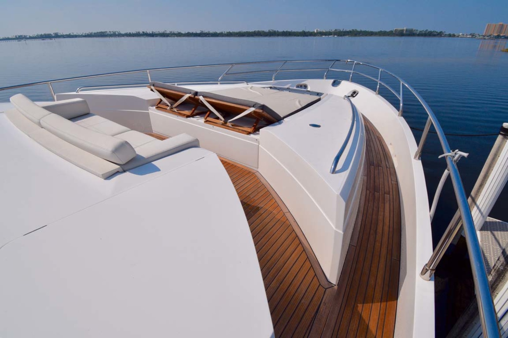Princess-V72 2013-High Bid Destin-Florida-United States-Foredeck Sunlounge With Backrest-1233057 | Thumbnail