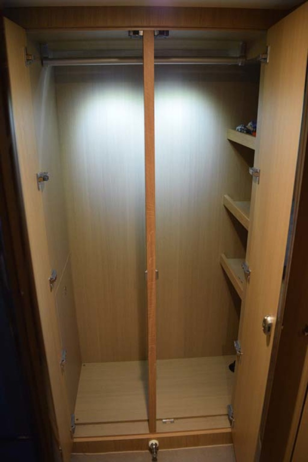 Princess-V72 2013-High Bid Destin-Florida-United States-Master Hanging Closet, Hers-1233081