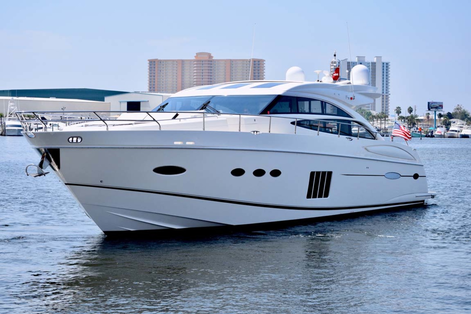 Princess-V72 2013-High Bid Destin-Florida-United States-Port Profile-1233051 | Thumbnail