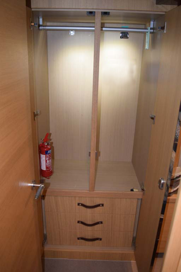 Princess-V72 2013-High Bid Destin-Florida-United States-Master Hanging Closet, His-1233127