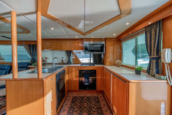 Jefferson-61 MarQuessa 2001-NAUTI SEAHORZE Jupiter-Florida-United States-Galley To Starboard-1242880