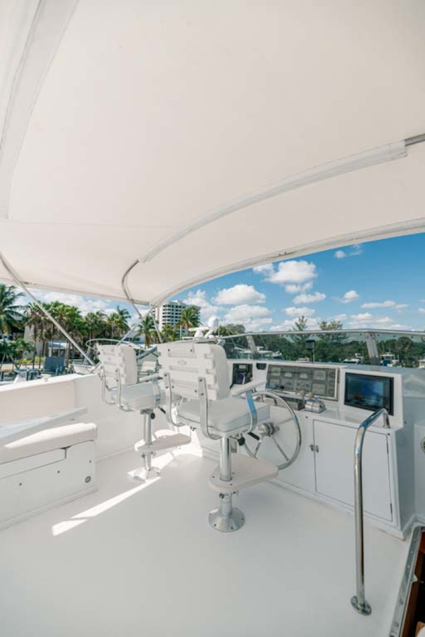 Jefferson-61 MarQuessa 2001-NAUTI SEAHORZE Jupiter-Florida-United States-Upper Helm-1242931