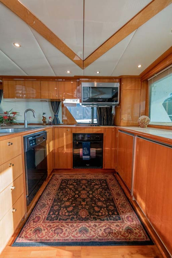Jefferson-61 MarQuessa 2001-NAUTI SEAHORZE Jupiter-Florida-United States-Galley Stovetop, Oven, Microwave-1242890