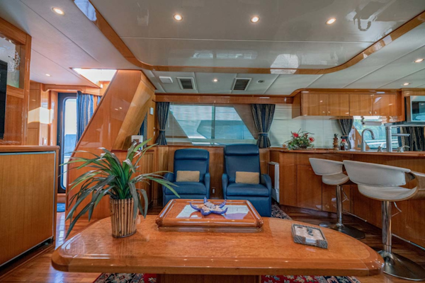 Jefferson-61 MarQuessa 2001-NAUTI SEAHORZE Jupiter-Florida-United States-Salon To Starboard-1242879