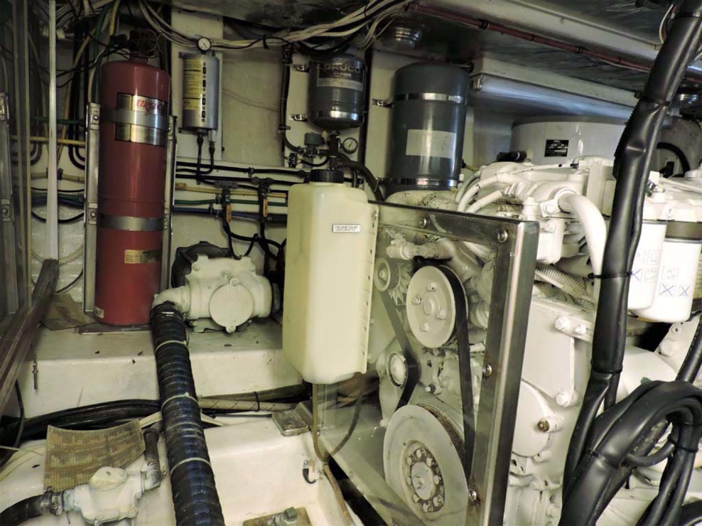 Ocean Alexander-500 Sports Sedan 1998-Queezy Fort Pierce-Florida-United States-Engine Room Starboard-1261599 | Thumbnail