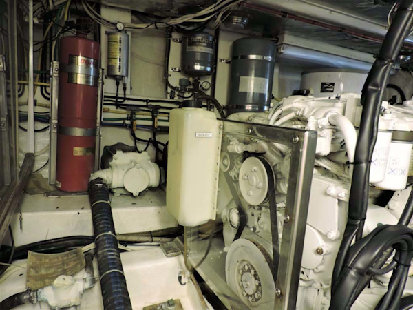 Ocean Alexander-500 Sports Sedan 1998-Queezy Fort Pierce-Florida-United States-Engine Room Starboard-1261599