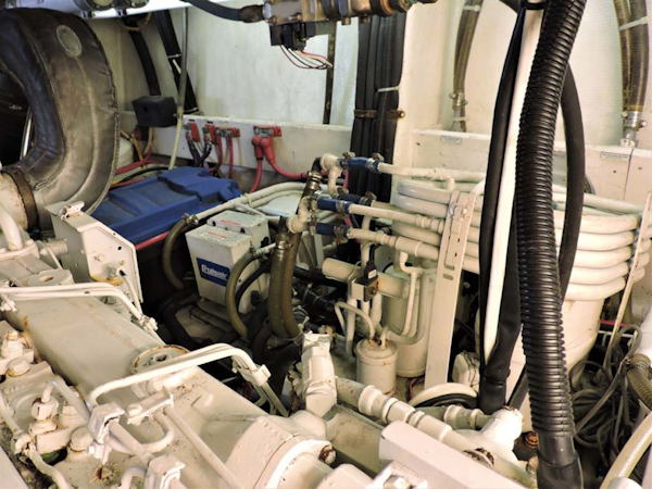 Ocean Alexander-500 Sports Sedan 1998-Queezy Fort Pierce-Florida-United States-Engine Room Port-1261598
