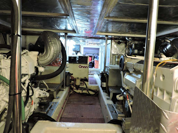 Ocean Alexander-500 Sports Sedan 1998-Queezy Fort Pierce-Florida-United States-Engine Room-1261597