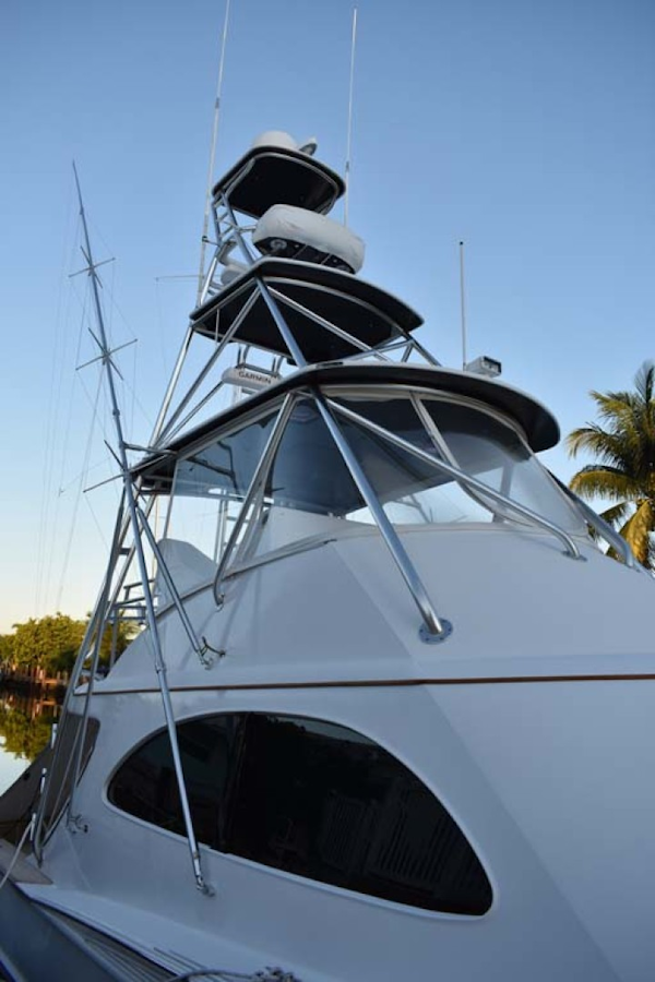 Spencer-Sportfish 2013-Fire Escape Pompano Beach-Florida-United States-Stbd View of Tower-1274285