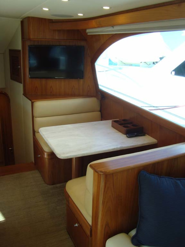 Spencer-Sportfish 2013-Fire Escape Pompano Beach-Florida-United States-Dinette w/Corian Tabletop; Flat Screen TV-1274269