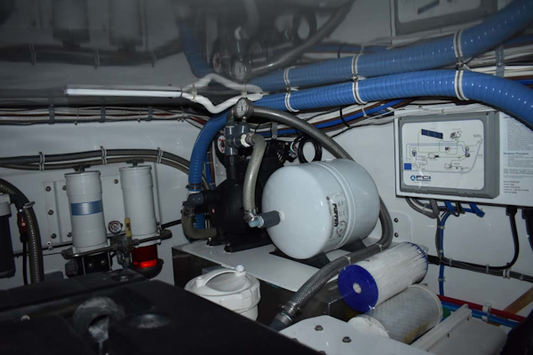 Spencer-Sportfish 2013-Fire Escape Pompano Beach-Florida-United States-Engine Room-1274302