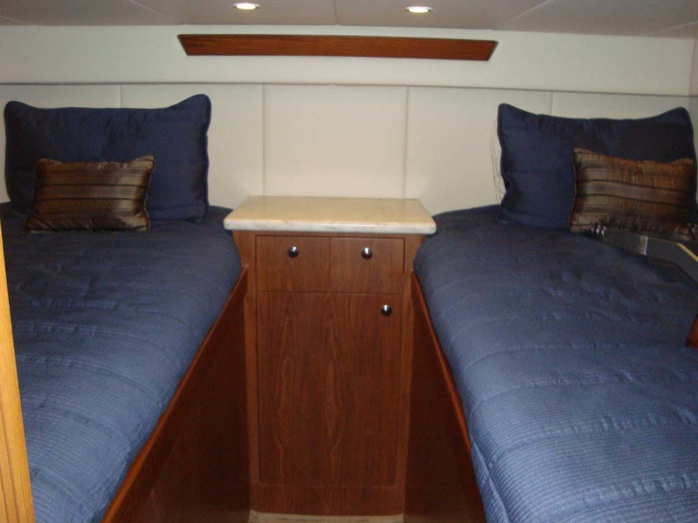 Spencer-Sportfish 2013-Fire Escape Pompano Beach-Florida-United States-Aft Stateroom; 2 Lg. Bunks w/Reading Lights-1274280 | Thumbnail